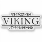 Wikinger-Runen Vinyl-Aufkleber Aufkleber (Vorderseite)