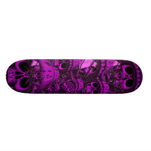 Wikinger-Schädel cooler Skateboard