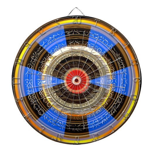 Wikinger Schild 18 Inch Dart Board Geschenk für ih Dartscheibe (vorne)