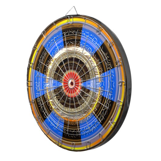 Wikinger Schild 18 Inch Dart Board Geschenk für ih Dartscheibe (Vorderseite rechts)