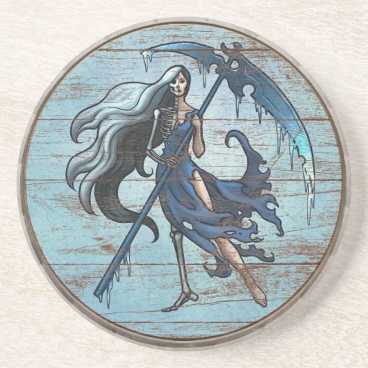 Wikinger-Schild-Untersetzer - Hel Getränkeuntersetzer (Vorne)