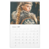 Wikinger-Schildmädchen – Porträts der Stärke Kalender (Jan 2027)