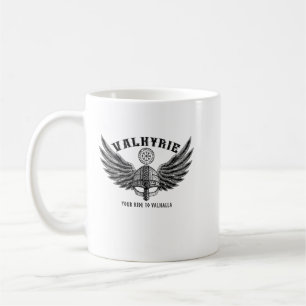 Wikinger schwingt Walküre Kaffeetasse
