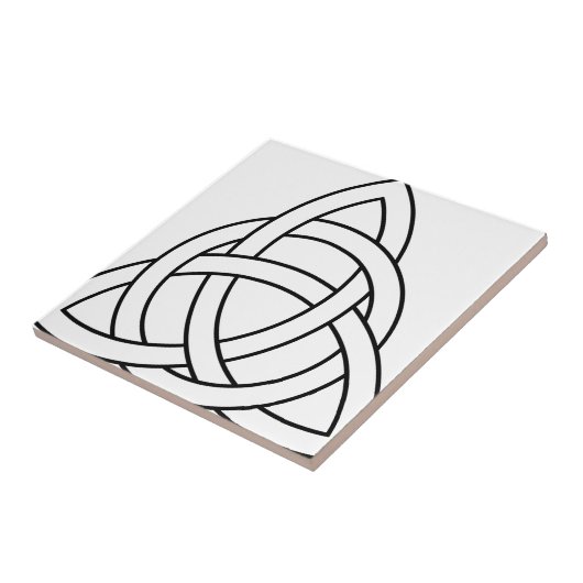 Wikinger-Skandinavier Nordic des Dreiheitsknotens Fliese (Seite)