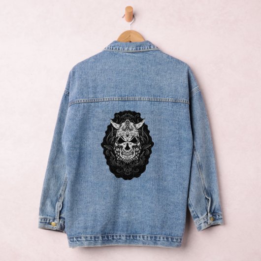 Wikinger Skull Art Jeansjacke (Hangar)