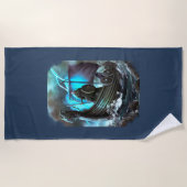 Wikinger Strandtuch (Vorderseite)