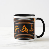 Wikinger-Symbol-Tasse