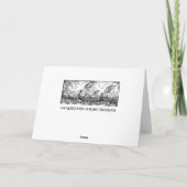 Wikinger Trinkhorn Geburtstag Karte (Rückseite)