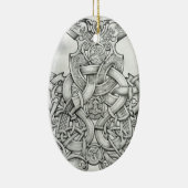 WIKINGER U. OSEBERG KNÜPFARBEIT-ENTWURF KERAMIKORNAMENT (Rechts)