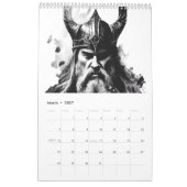 Wikinger und mythische Wesen 2026 Kalender (Mär 2027)