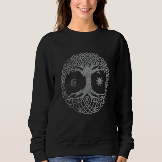 Wikinger Wikinger Walhalla Odin Thor Hammer Nordma Sweatshirt (Vorderseite)