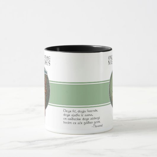 Wikinger"Wort-Ruhm" Havamal Tasse (Zentrum)