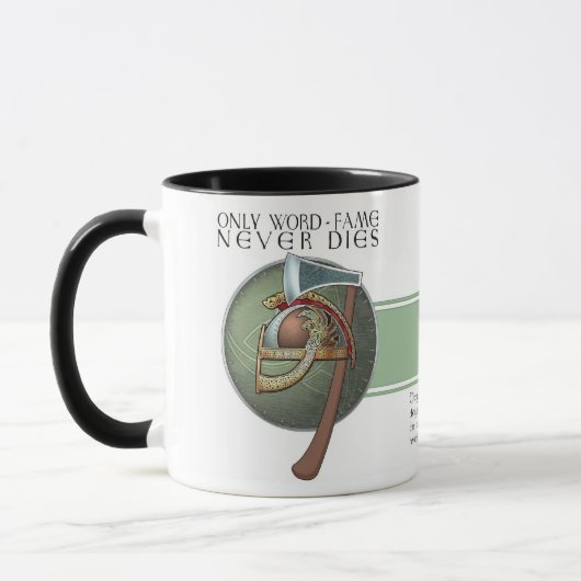 Wikinger"Wort-Ruhm" Havamal Tasse (Links)