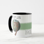 Wikinger"Wort-Ruhm" Havamal Tasse (Vorderseite Links)