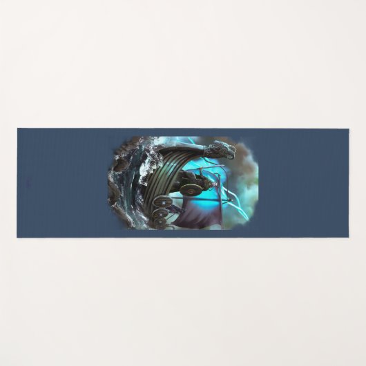 Wikinger Yogamatte (Vorderseite (Horizontal))