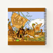 Wikingerdruck Notizblock (Rückseite)