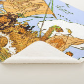 Wikingerdruck Sherpadecke (3/4)