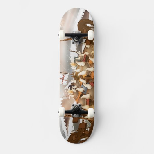 Wikingereinfloot Skateboard (Vorderseite)