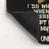 Wikingerfrau, ich frage meine Frau Meme-Design Mousepad (Ecke)