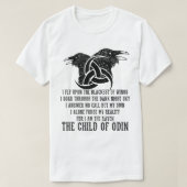 Wikingerkind von Odin T-Shirt (Design vorne)