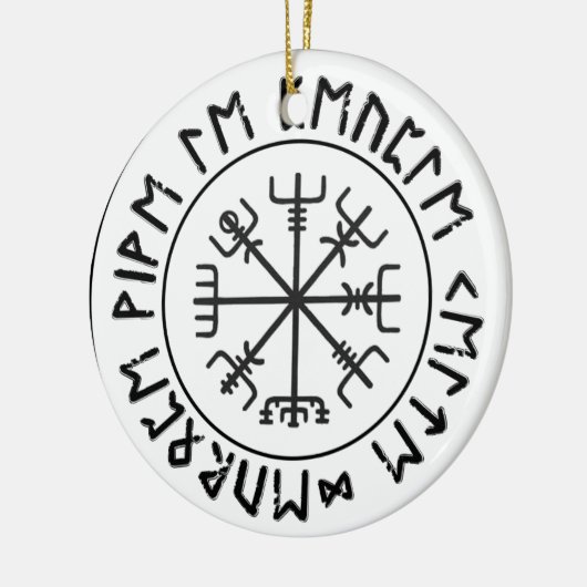 Wikingerkompaß Keramikornament (Links)