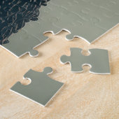Wikingerkrieger Doppelbelichtung Puzzle (Seite)
