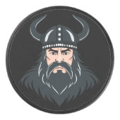 Wikingerkrieger Eishockey Puck (Vorderseite)