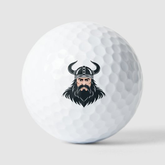 Wikingerkrieger Golfball (Vorderseite)