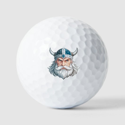 Wikingerkrieger Golfball (Vorderseite)