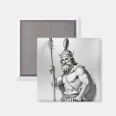 Wikingerkrieger Magnet (Vorderseite/Rückseite)