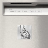 Wikingerkrieger Magnet (In Situ (Geschirrspüler))