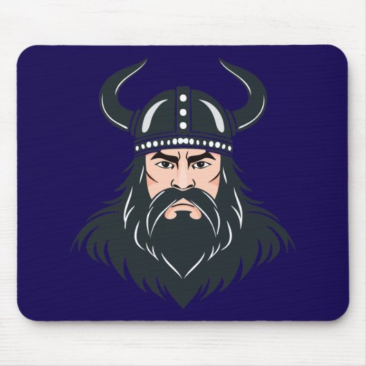 Wikingerkrieger Mousepad (Vorne)