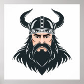 Wikingerkrieger Poster (Vorne)