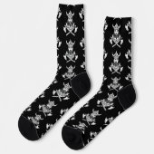 Wikingerkrieger Socken (Linkes Detail)