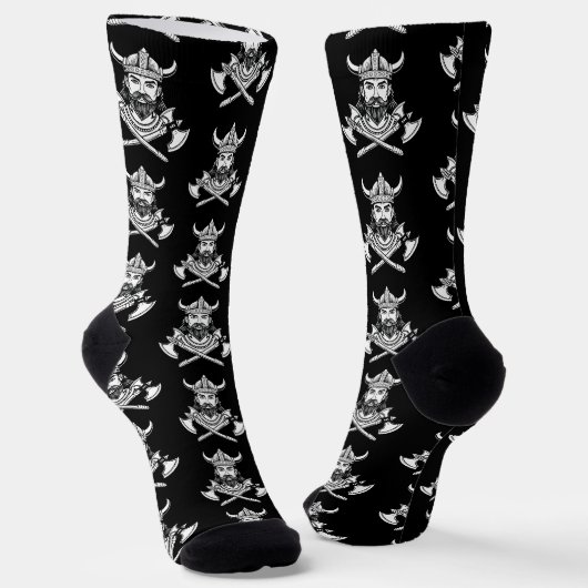 Wikingerkrieger Socken (Gewinkelt)