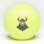 Wikingerkrieger Tennisbälle (Rückseite)