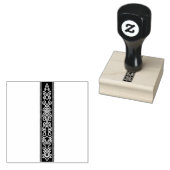 Wikingermuster Blau Gummistempel (Stempel)
