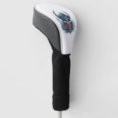 Wikingerschädel Berserker Golf Headcover (angewinkelt)