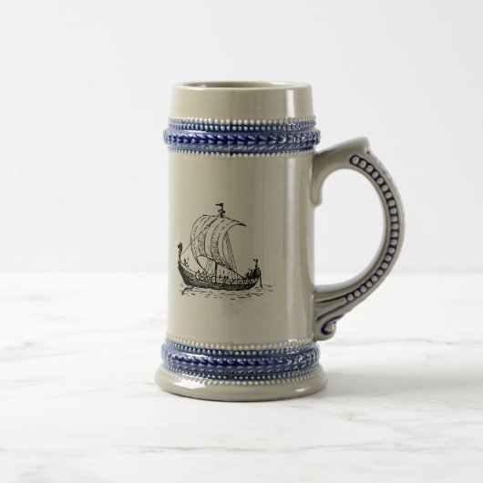 Wikingerschiff Bierglas (Rechts)