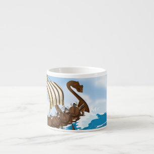 Wikingerschiff Espressotasse