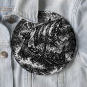 Wikingerschiff im Sturm — Ink Saga Art Button (Beispiel)