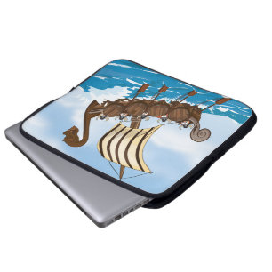 Wikingerschiff Laptopschutzhülle