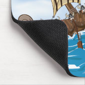 Wikingerschiff Mousepad (Ecke)