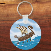 Wikingerschiff Schlüsselanhänger (Vorderseite)