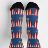 Wikingerschiff segelt Thunder_Cove Socken (Oben)