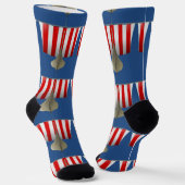 Wikingerschiff segelt Thunder_Cove Socken (Gewinkelt)