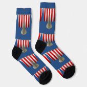 Wikingerschiff segelt Thunder_Cove Socken (Rechts)