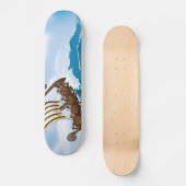Wikingerschiff Skateboard (Vorderseite)