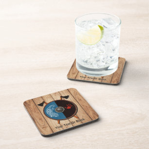 Wikingerschild und Äxte Getränkeuntersetzer