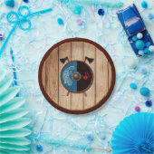 Wikingerschild und Äxte Pappteller (Party)